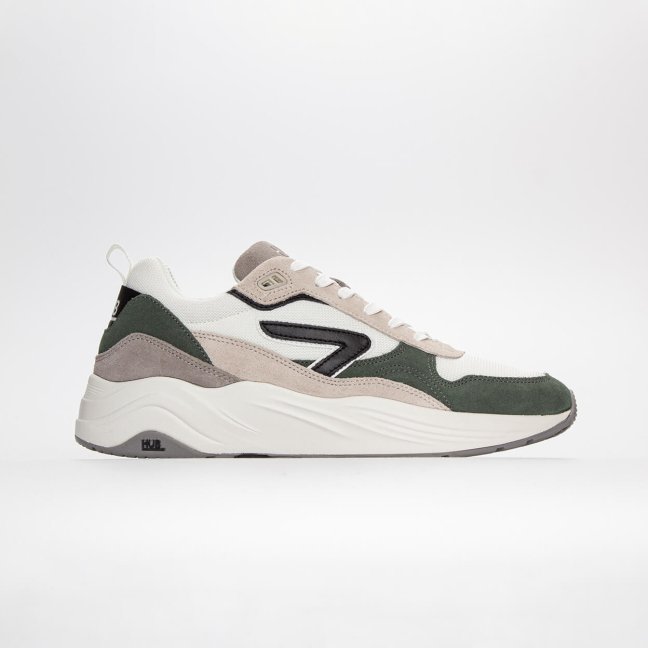 Hub Glide White/Black/Sage Green