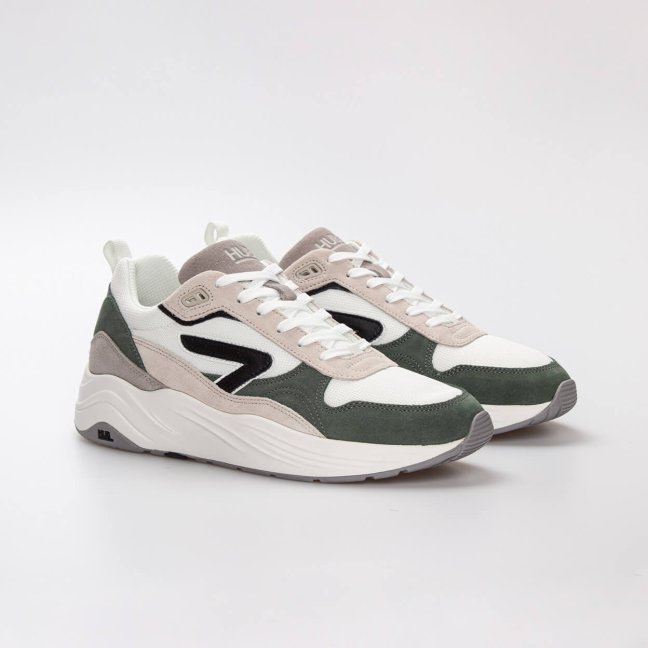 White/Black/Sage Green
