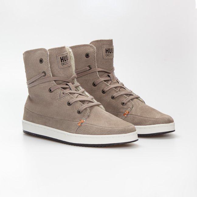 HUB Chess Dark Taupe/Off White