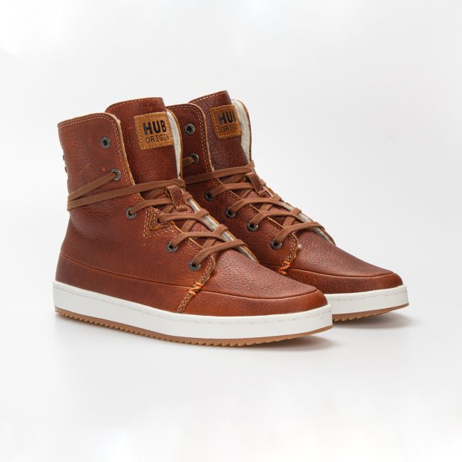 HUB Chess 2.0 L30 Cognac/Off White- Dk Gum