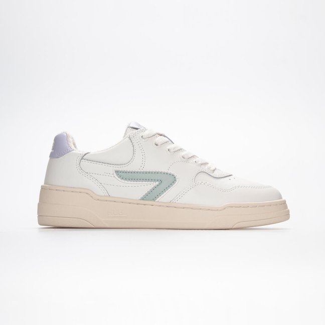 HUB Court Off White/Cucumber/Lilac