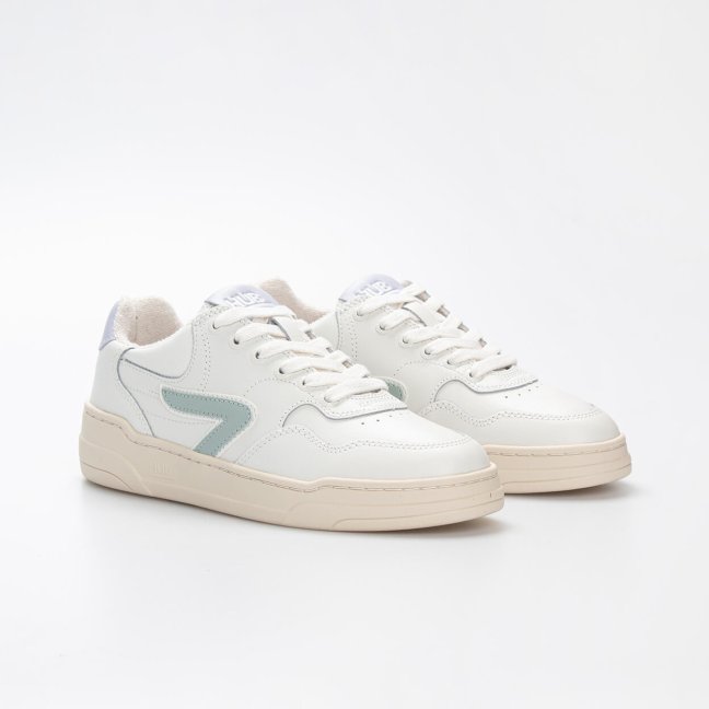 HUB Court Off White/Cucumber/Lilac