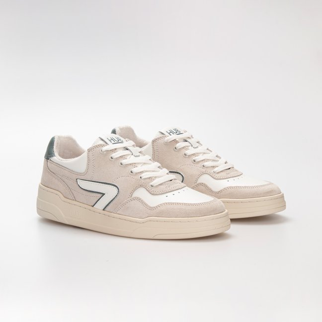 HUB Court Off White/Sage Green