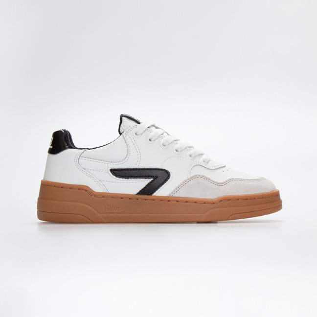 HUB Court White/Black