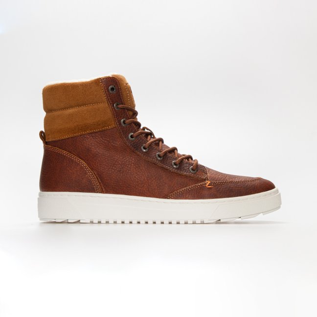 Cognac high top sneakers hot sale