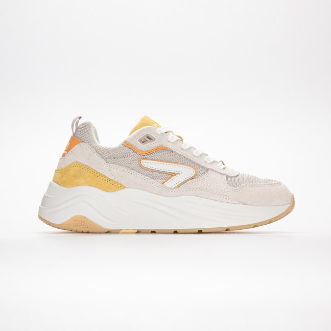 HUB Glide Light Bone/White/Papaya