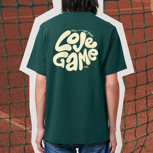 HUB T-shirt LOVE GAME - Green