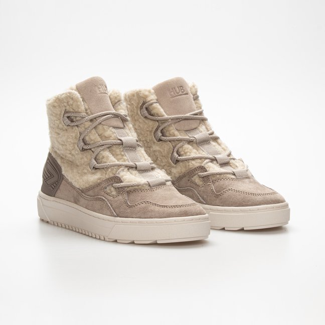 HUB Track Beige/Dark Taupe