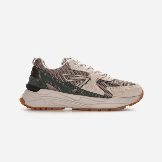 HUB Grid Almond Brown/Dark Bronze/Sage Green