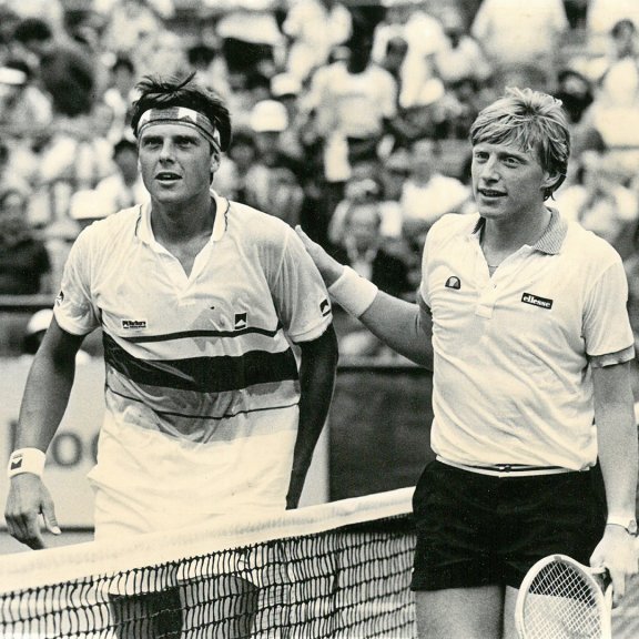 Huub van Boeckel and Boris Becker
